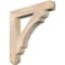 Ekena Millwork Olympic Craftsman Smooth Bracket, Douglas Fir, 5 1/2"W x 38"D x 38"H BKT06X38X38OLY04SDF - alternate 1